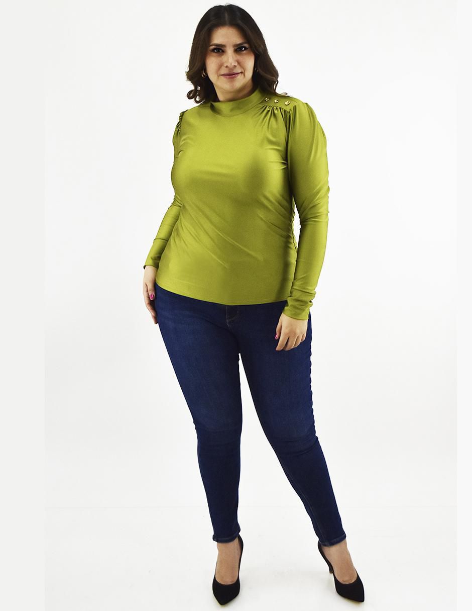 Blusa manga larga para mujer 8
