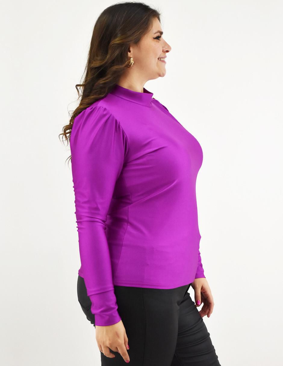 Blusa Roman Fashion manga larga para mujer