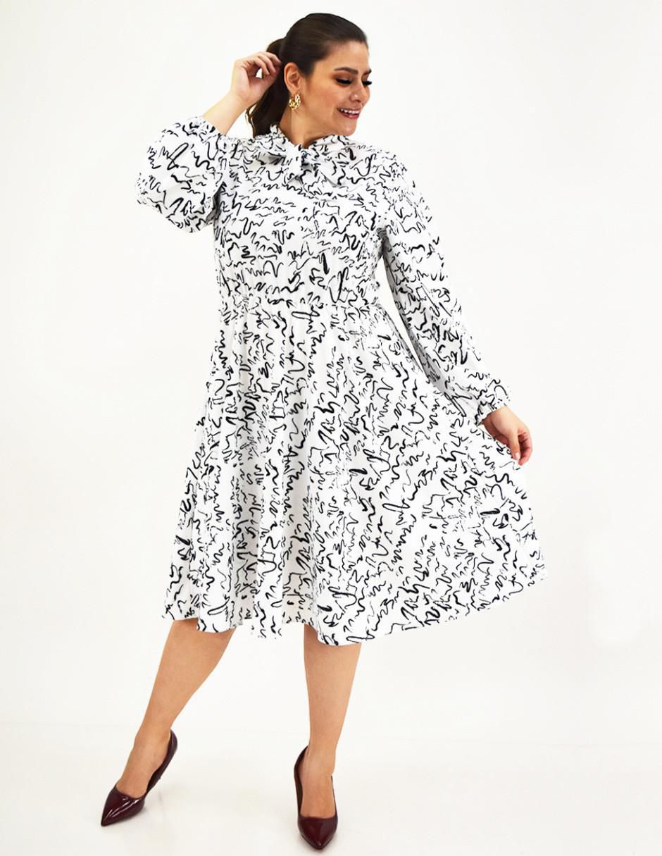 Vestido midi de fiesta 7