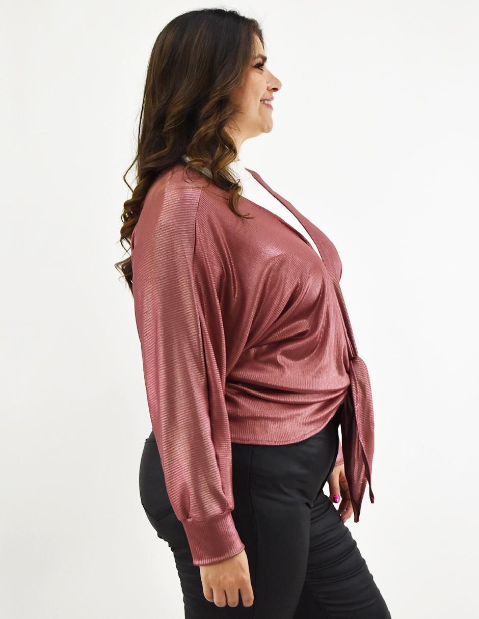 Suéter Roman Fashion cuello simulado para mujer