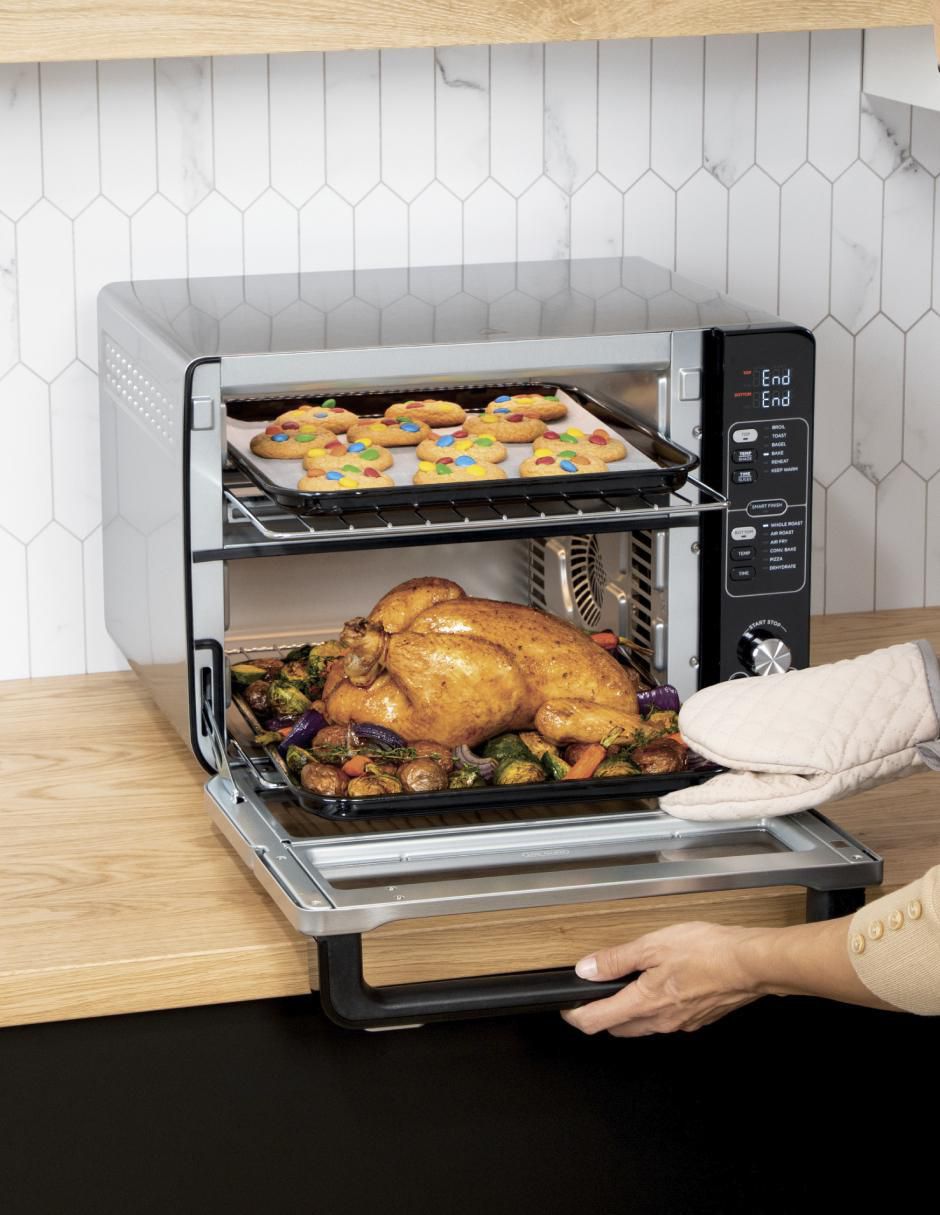 HORNO ELÉCTRICO FREIDORA, 30 L, NEGRO