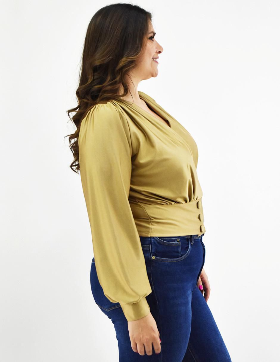 Blusa manga larga para mujer 7