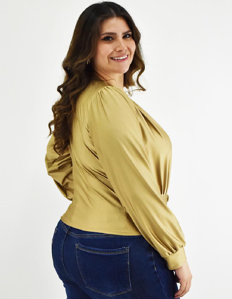 Blusa manga larga para mujer 8