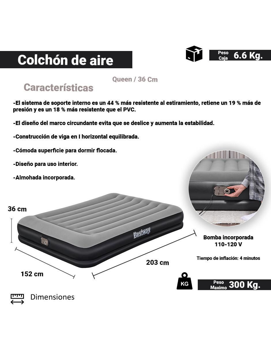 Colchón inflable Bestway 67726 colchoneta pillow top integrada 5