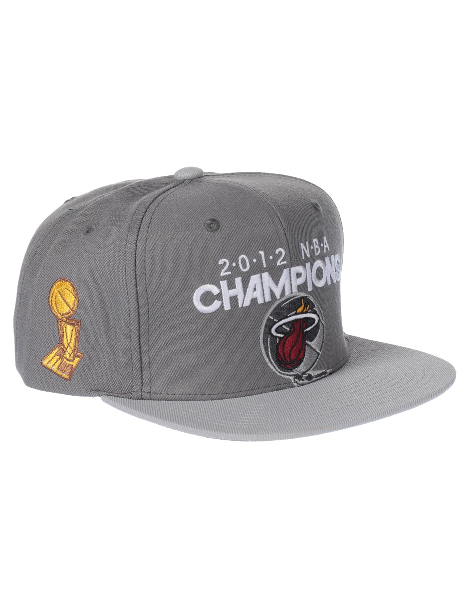 Gorra con visera plana snapback Nba Miami Heats para adulto Gorra con visera plana snapback Nba Miami Heats para adulto
