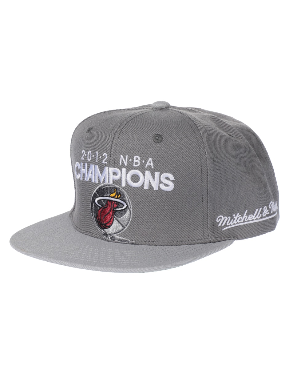 Gorra con visera plana snapback Nba Miami Heats para adulto Gorra con visera plana snapback Nba Miami Heats para adulto