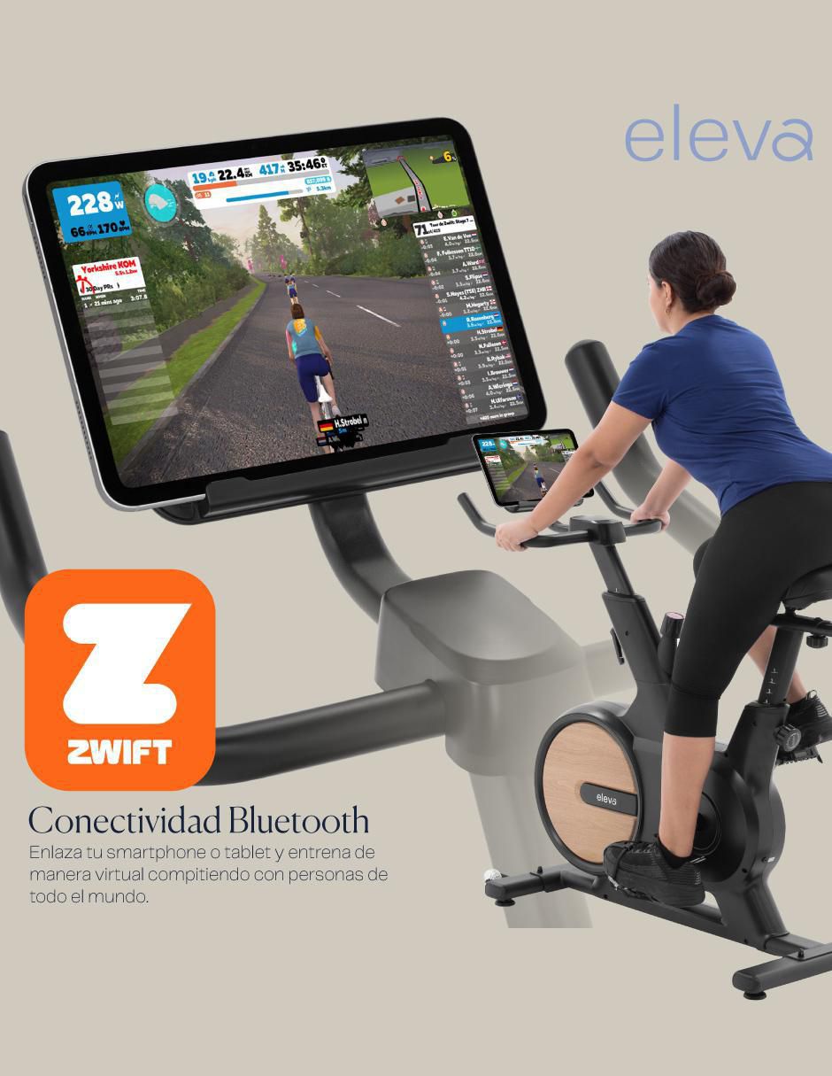 Bicicleta de spinning modelo Cycle One de acero y plástico 5