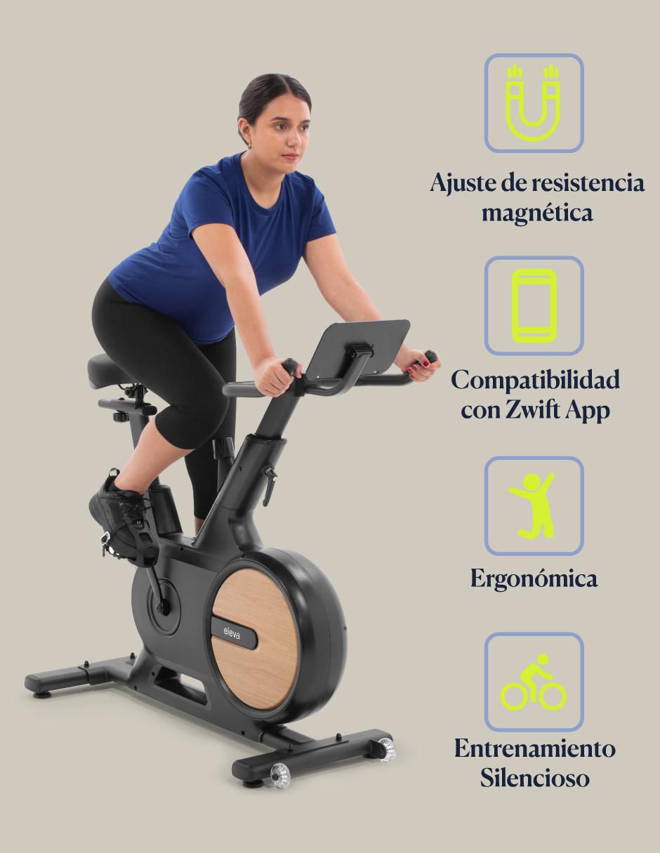 Bicicleta de spinning modelo Cycle One de acero y plástico 4