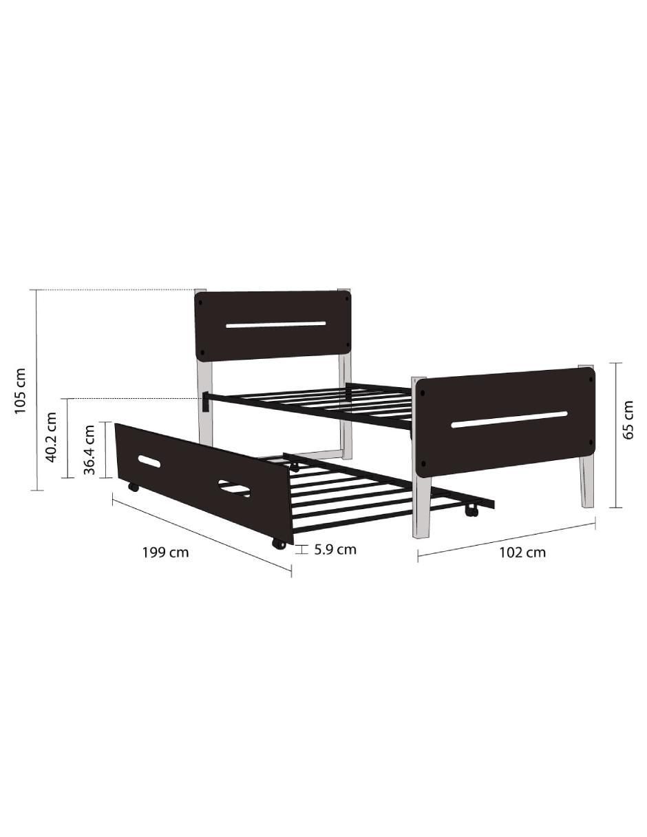 Cama juno de madera pino 8