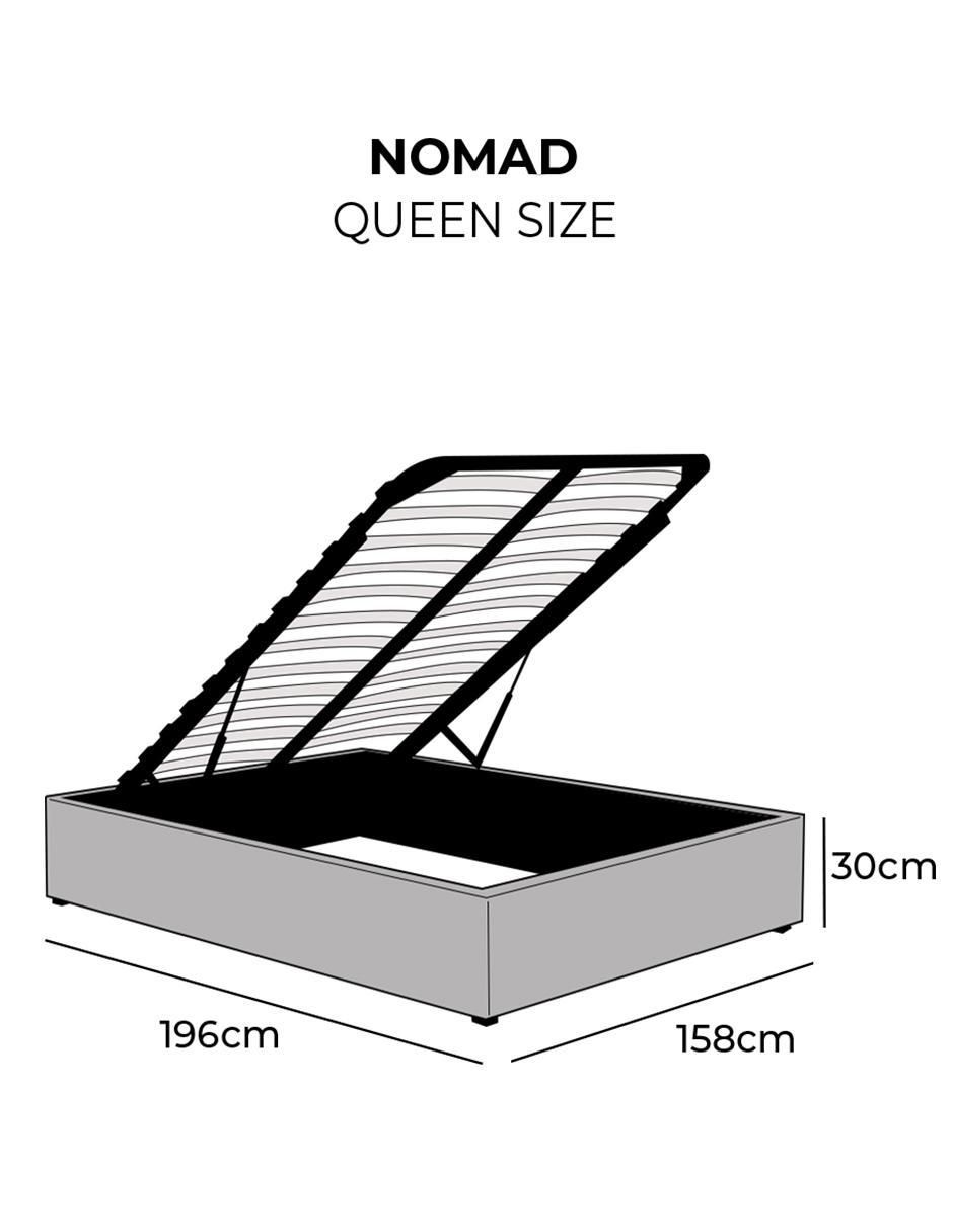 Base para cama Nomad de metal 5