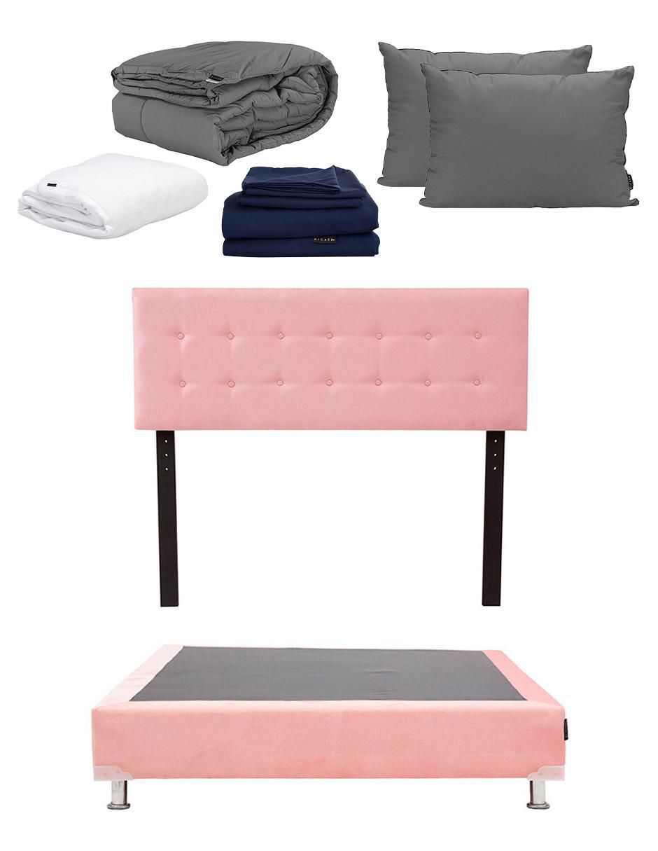 Cama Bilbao con Box de madera Cama Bilbao con Box de madera