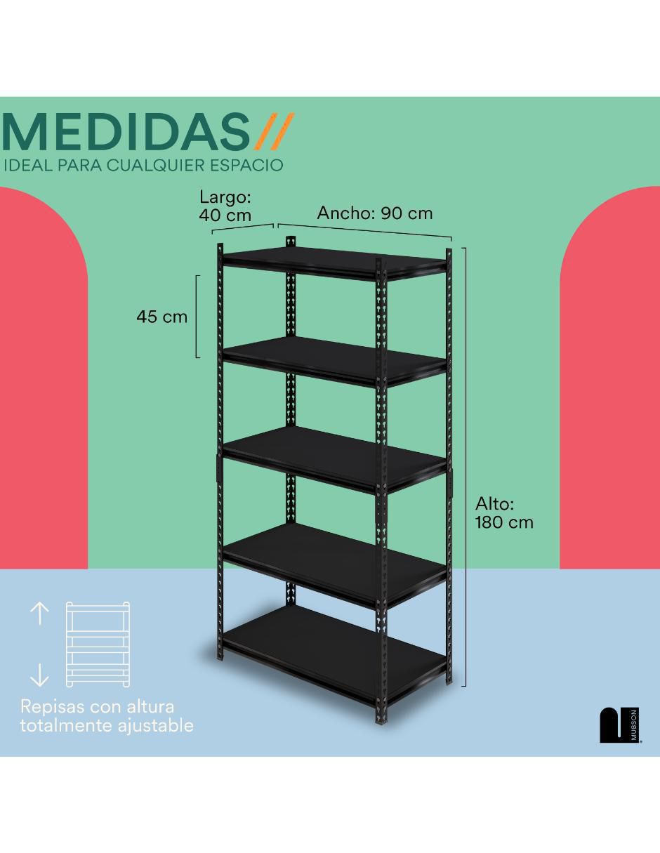 Librero armable de MDF 7