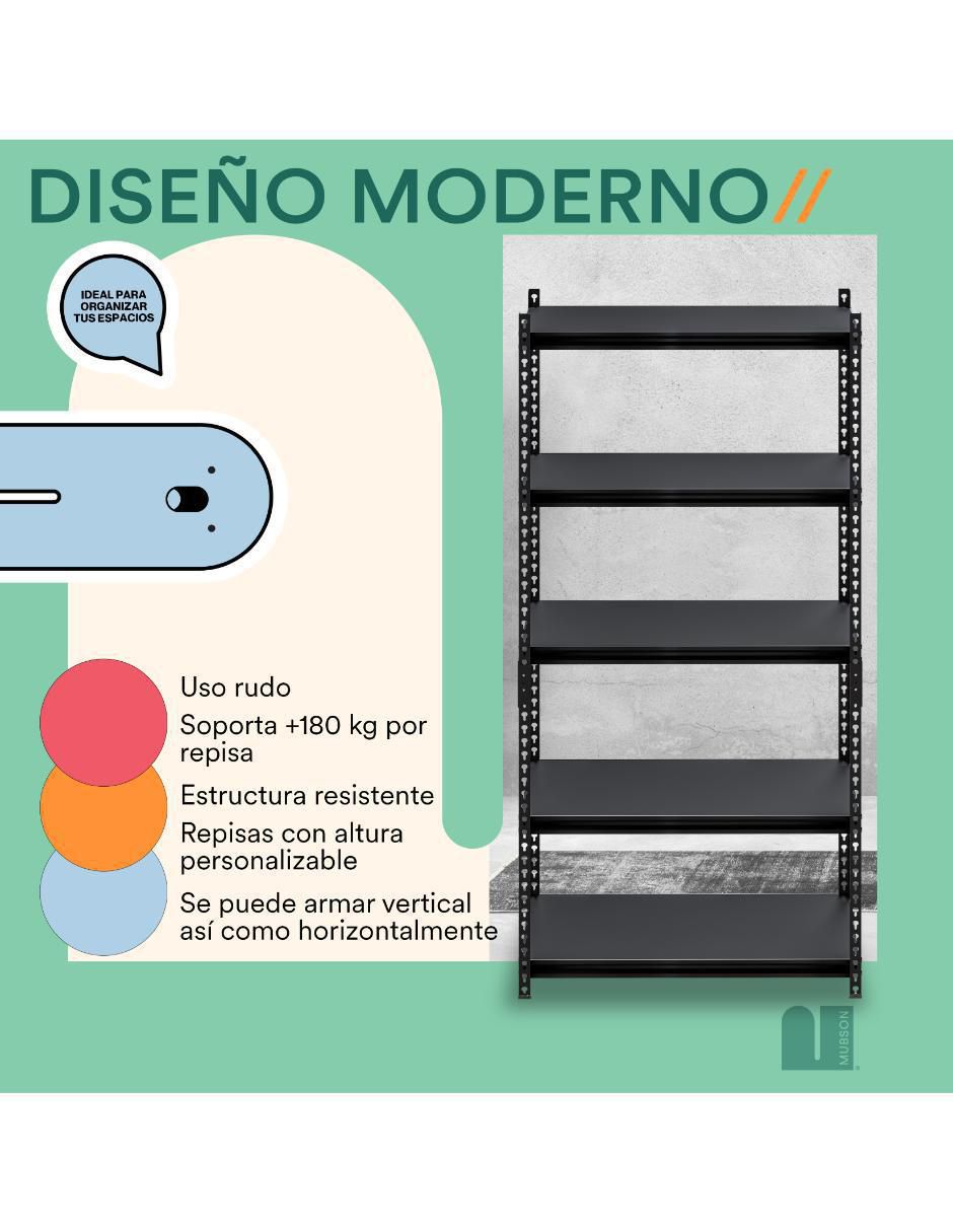 Librero armable de MDF 2