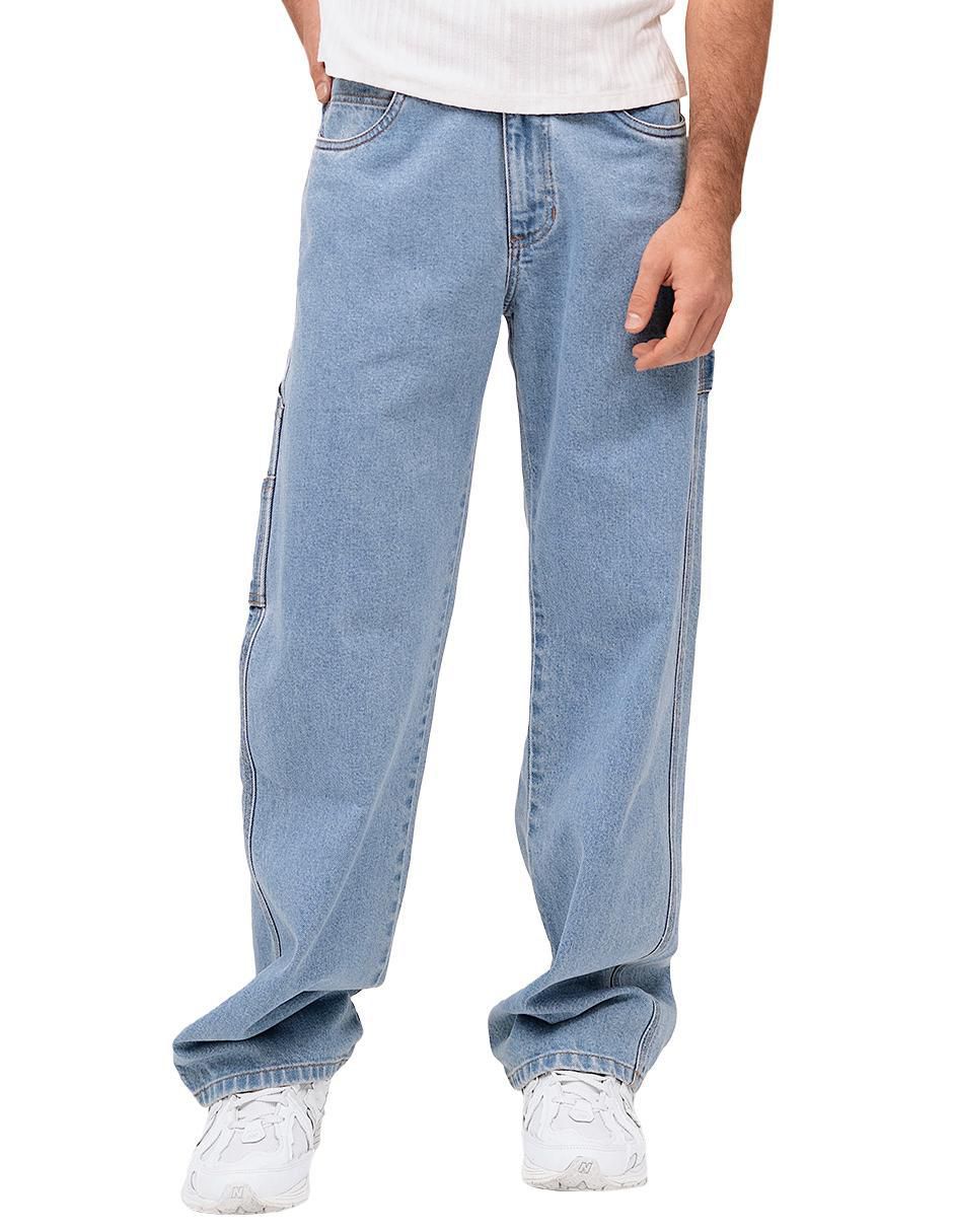 Jeans straight Mchk lavado claro para hombre