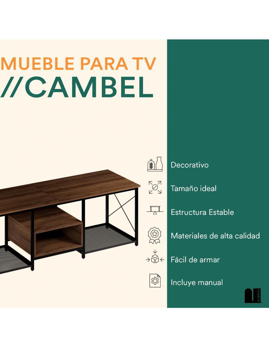 Mueble de TV armable de MDF 5