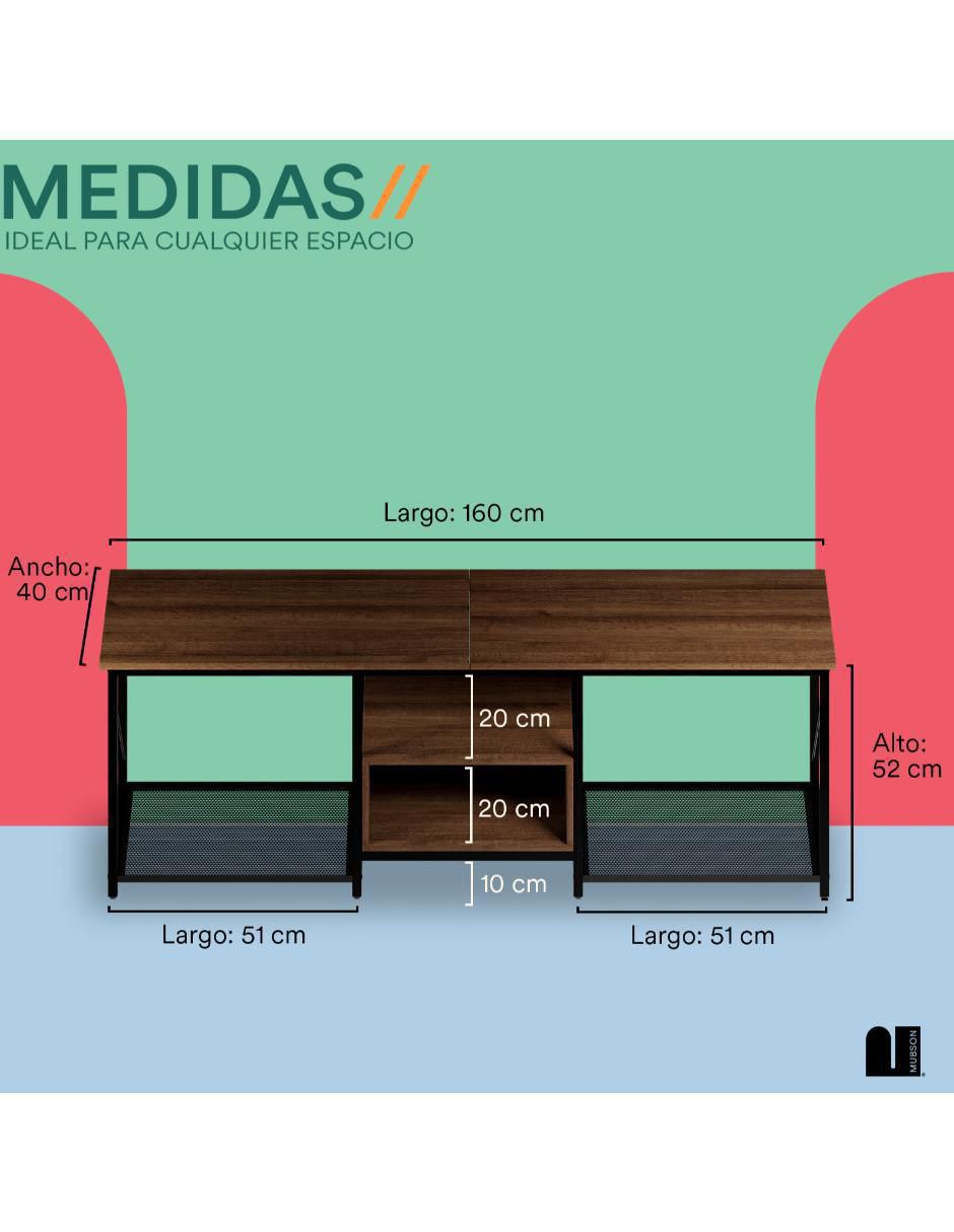 Mueble de TV armable de MDF 7
