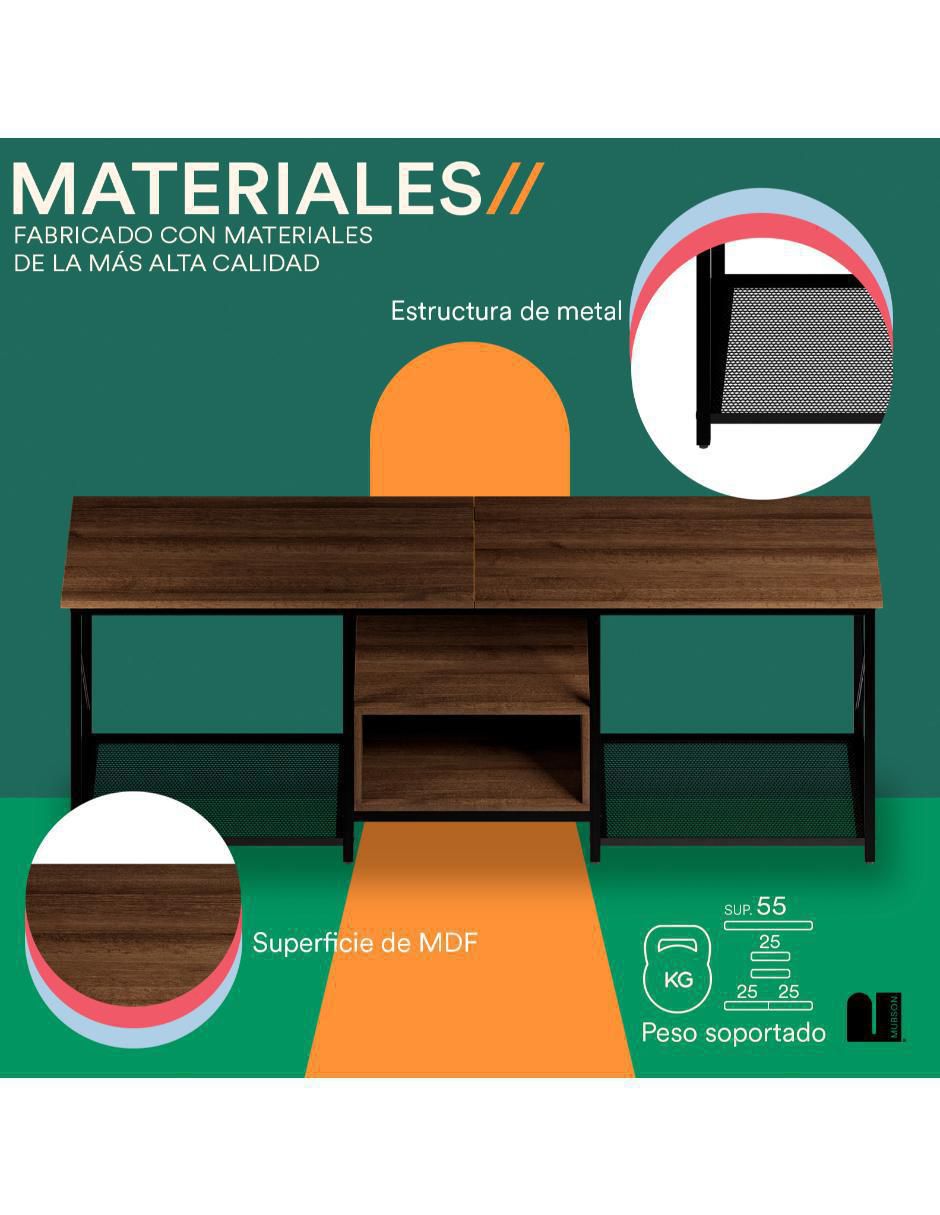 Mueble de TV armable de MDF 4