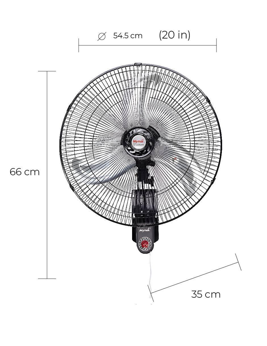 Ventilador de pared 3 velocidades 5
