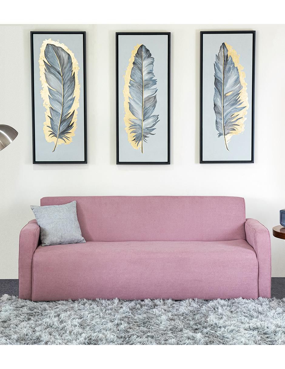 Sofá cama de chenille 8