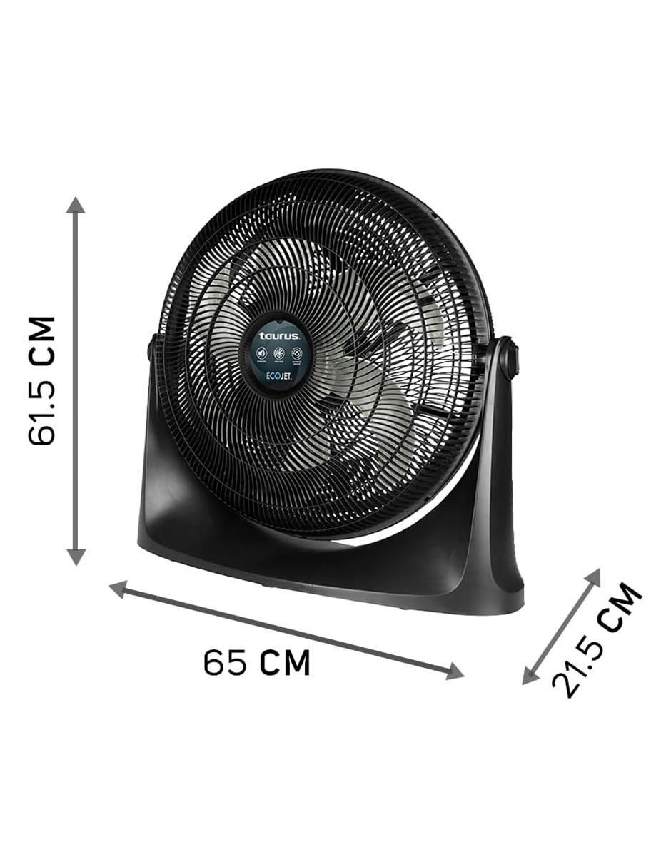 VENTILADOR DE PISO TROPIC TAURU, NEGRO 4