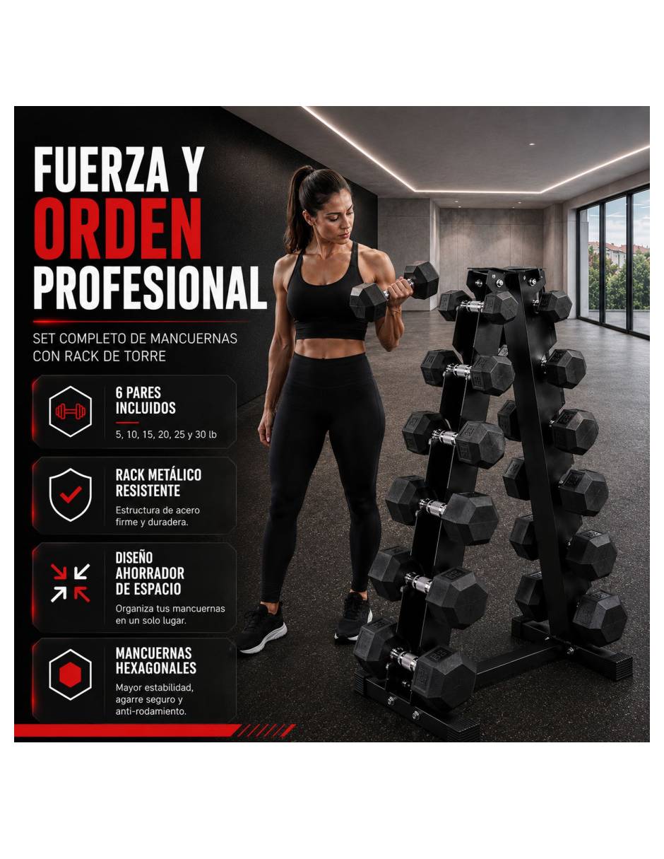 Set mancuernas de peso variable Centurfit 13 piezas
