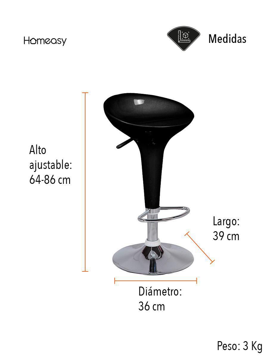 Juego de bancos altos Easy Shop 5