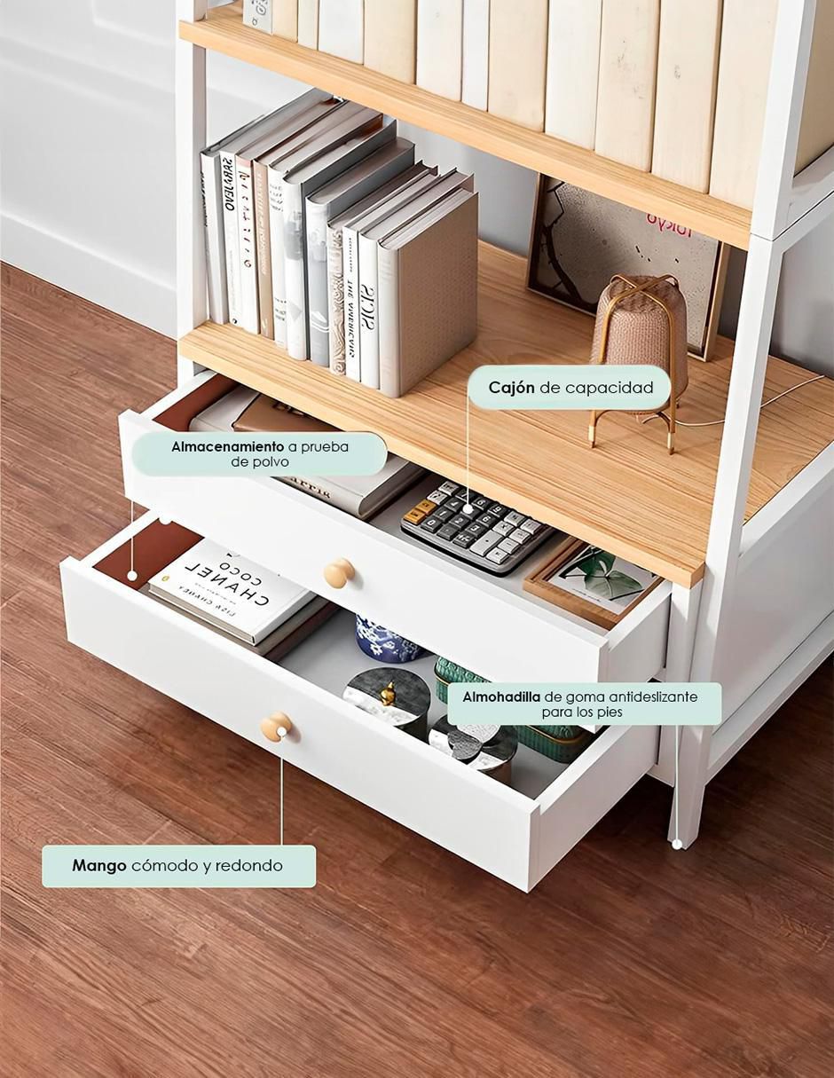 Librero armable de MDF 4
