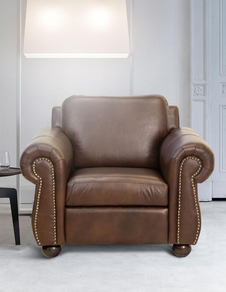 Sillón Lancaster de piel