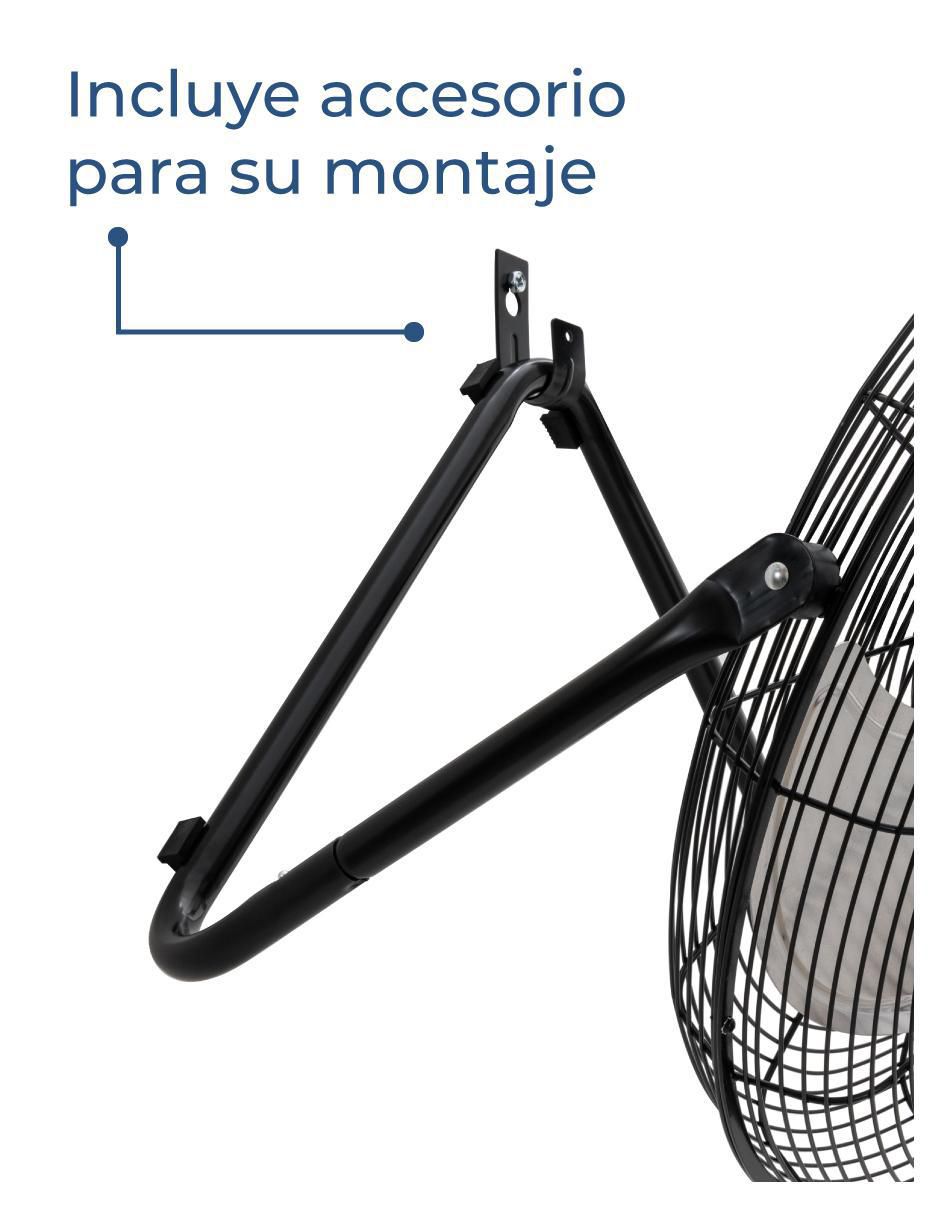 VENTILADOR DE PISO NA-F20 NARVI, NEGRO
