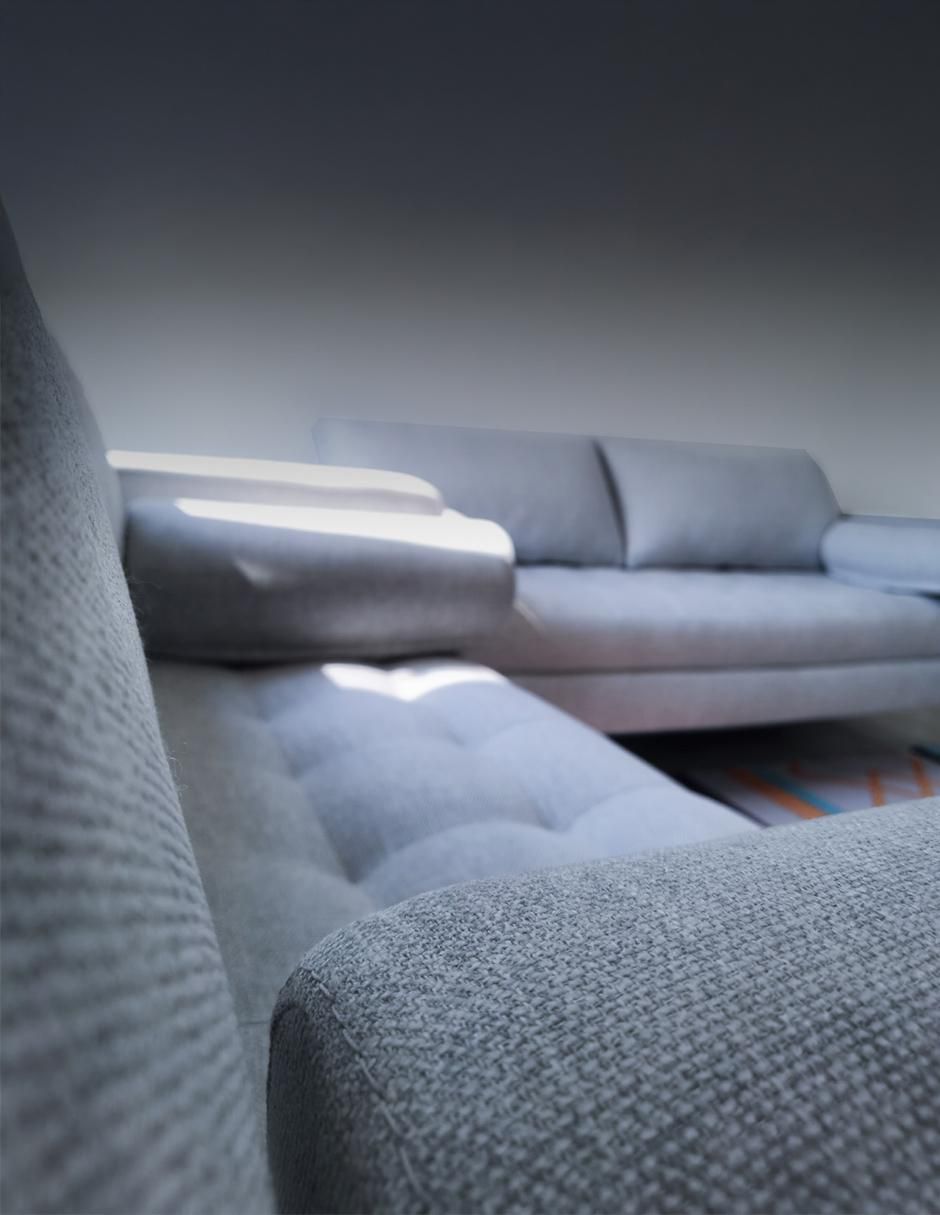 Love seat Berlín de lino 3