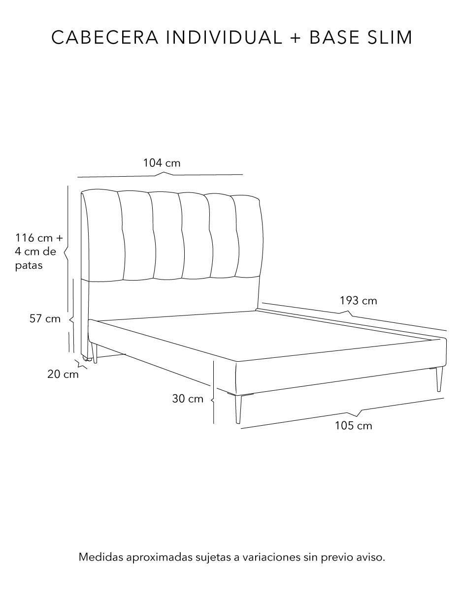 Cama Nube Slim de madera pino 5