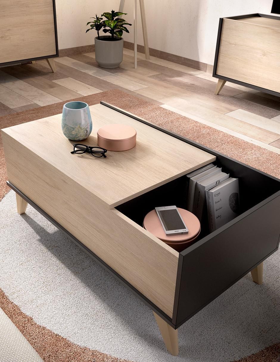 Mesa de centro extensible armable Ness 4