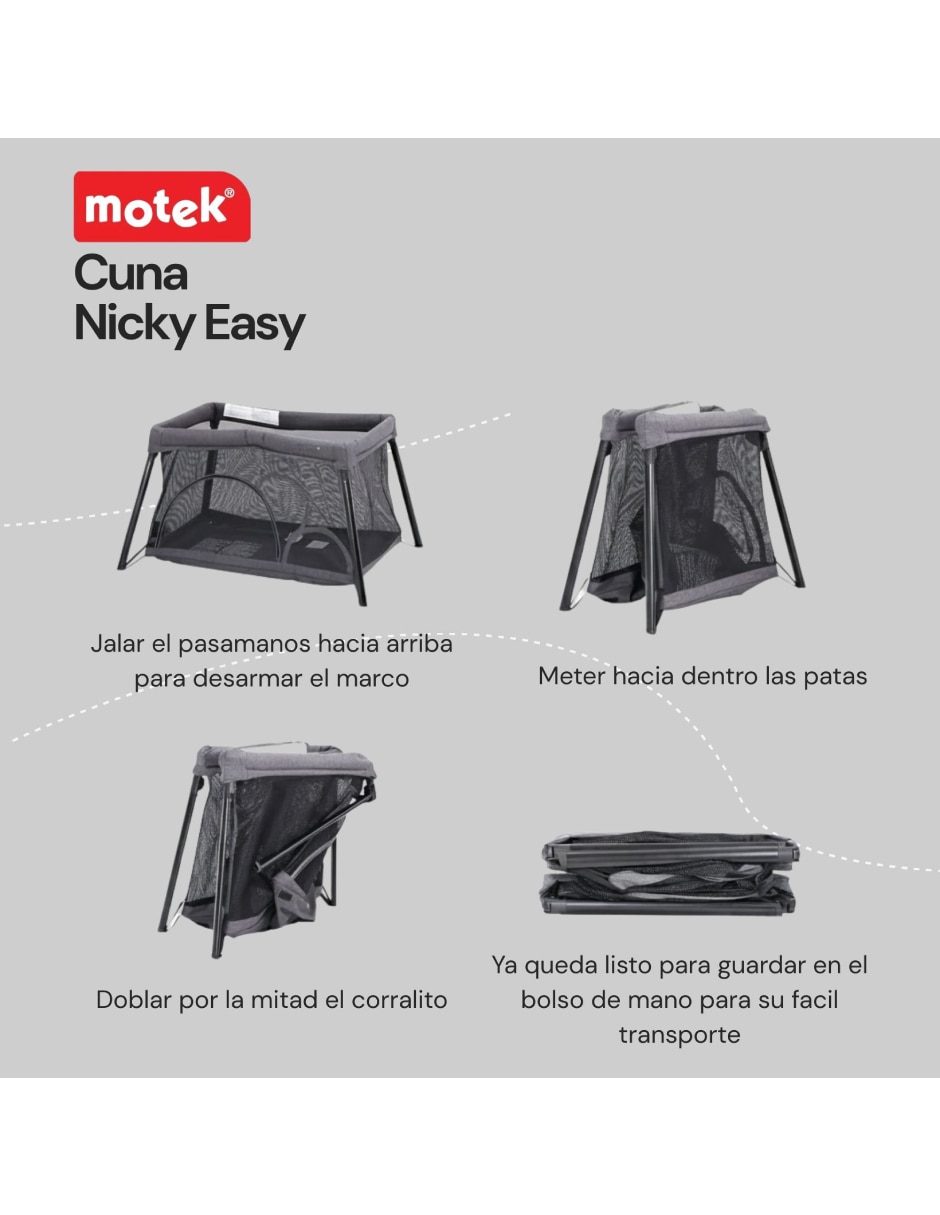 Cuna de viaje motek nicky easy