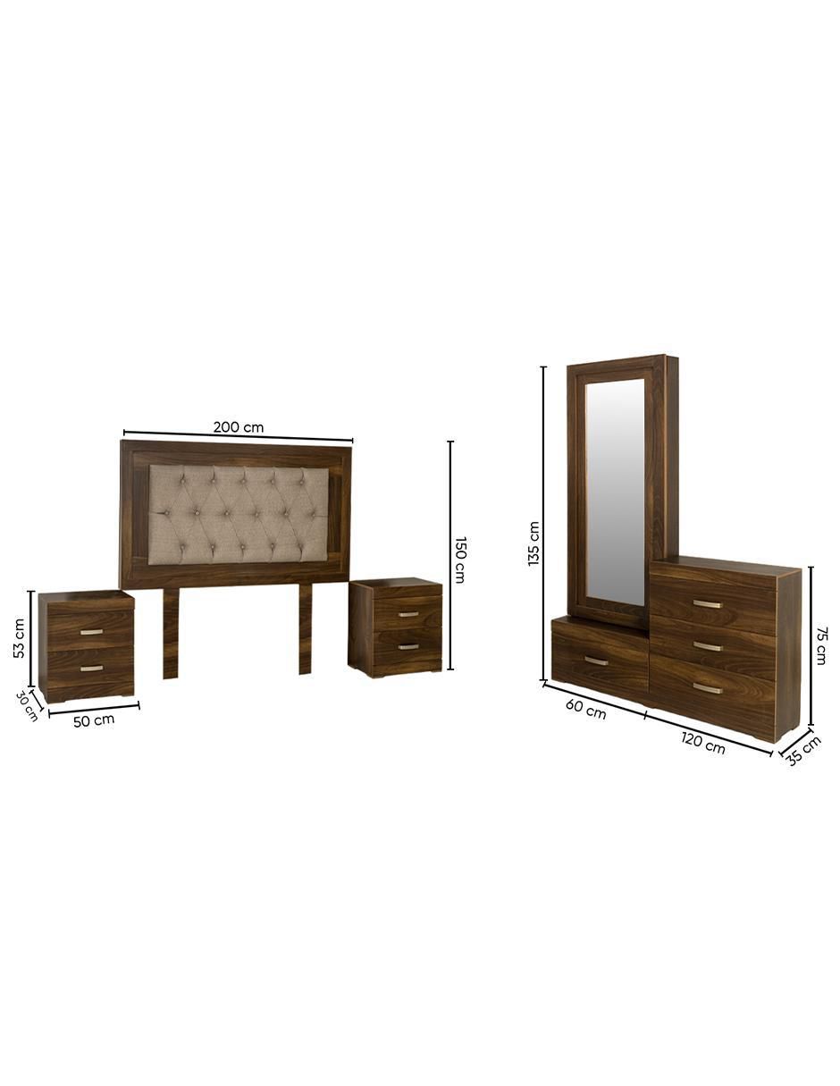 Set Recámara Venecia de MDF 20