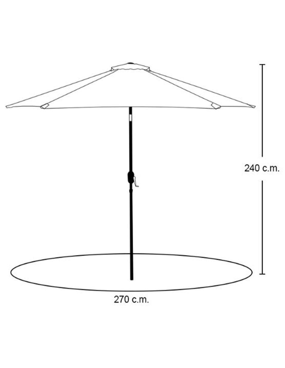 Sombrilla para jardín 5