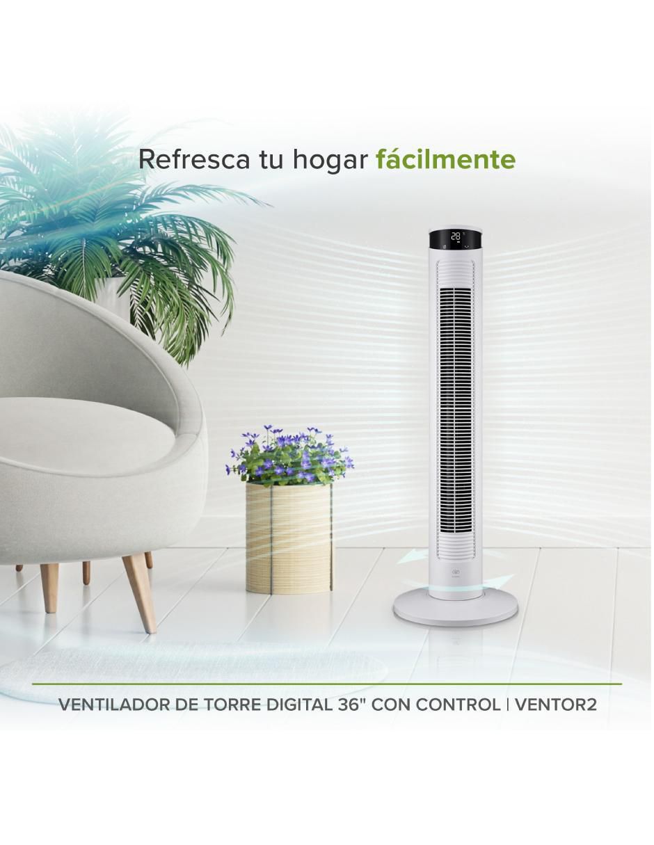 VENTILADOR DE TORRE VENTOR2 AV, BLANCO 2
