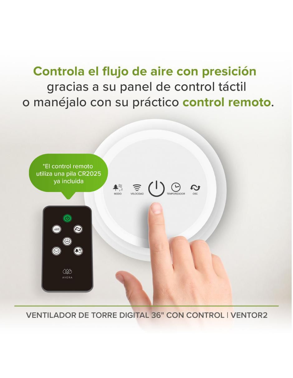 VENTILADOR DE TORRE VENTOR2 AV, BLANCO