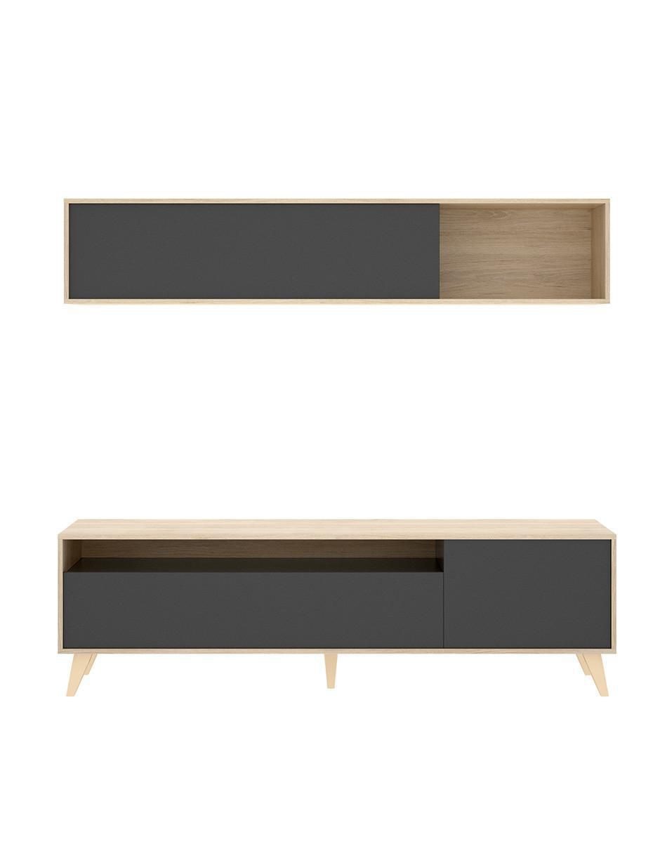 Mueble de TV armable Bonn de MDF