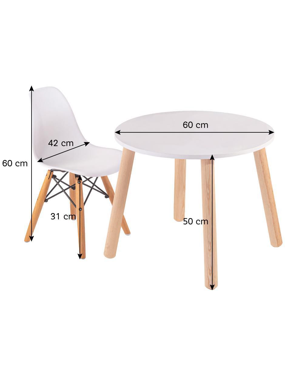 Mesa con silla armable kids 4