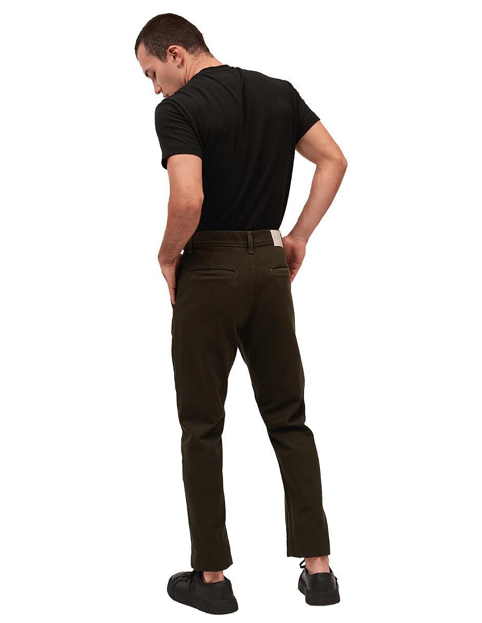 Jeans slim Militar lavado obscuro para hombre 6