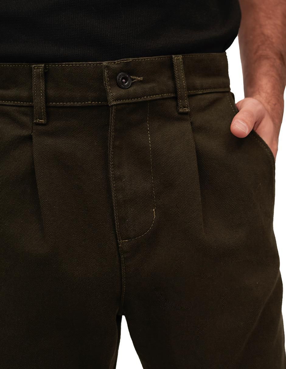 Jeans slim Militar lavado obscuro para hombre 8