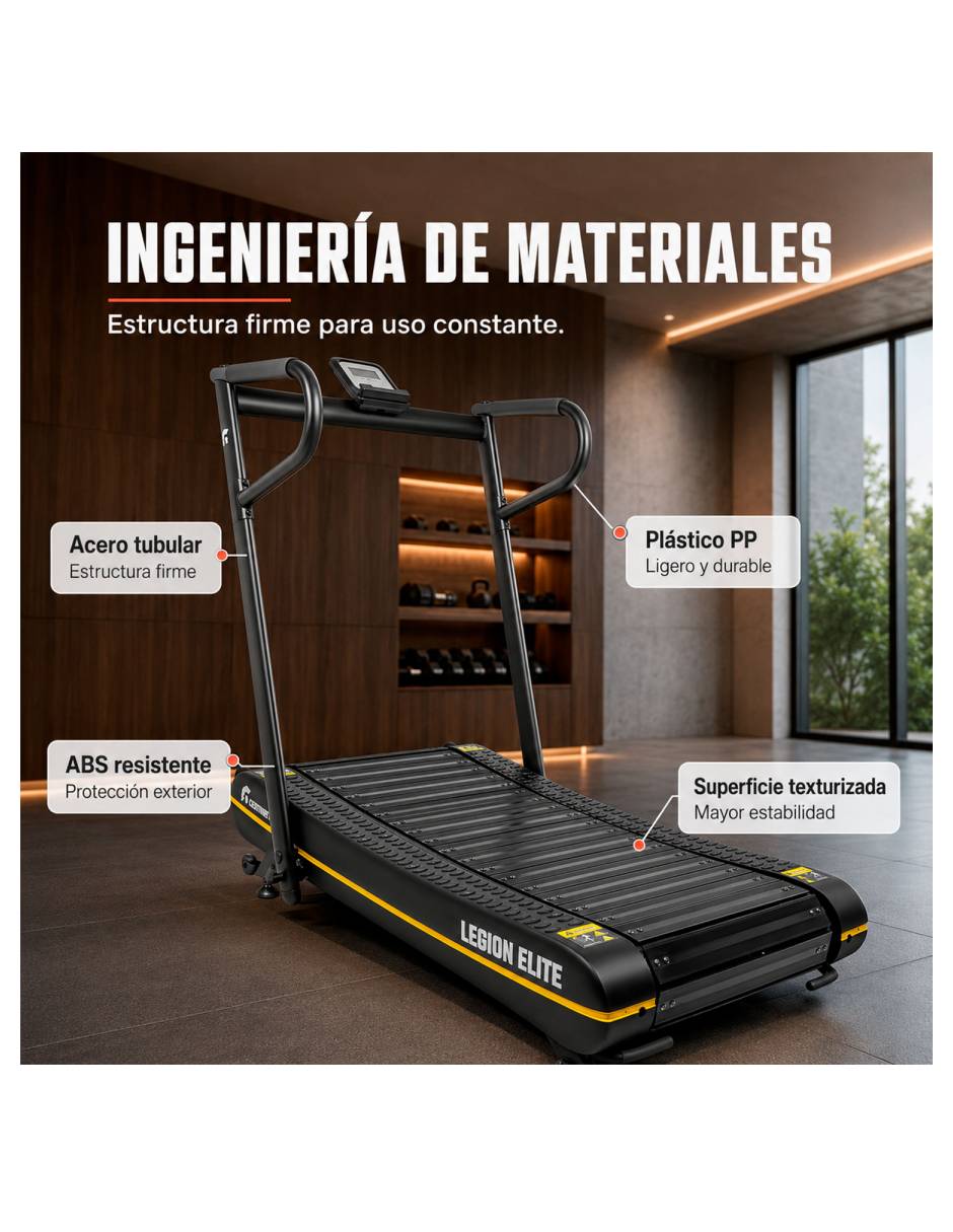 Caminadora mecánica Centurfit MKZ-CAMICRUVABAS
