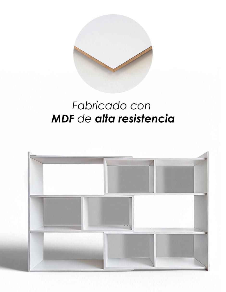 Librero armable Retractil de madera 3