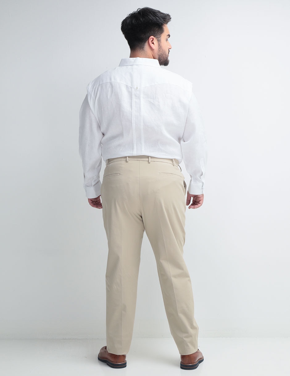 Pantalón de vestir recto Michael Kors de algodón para hombre