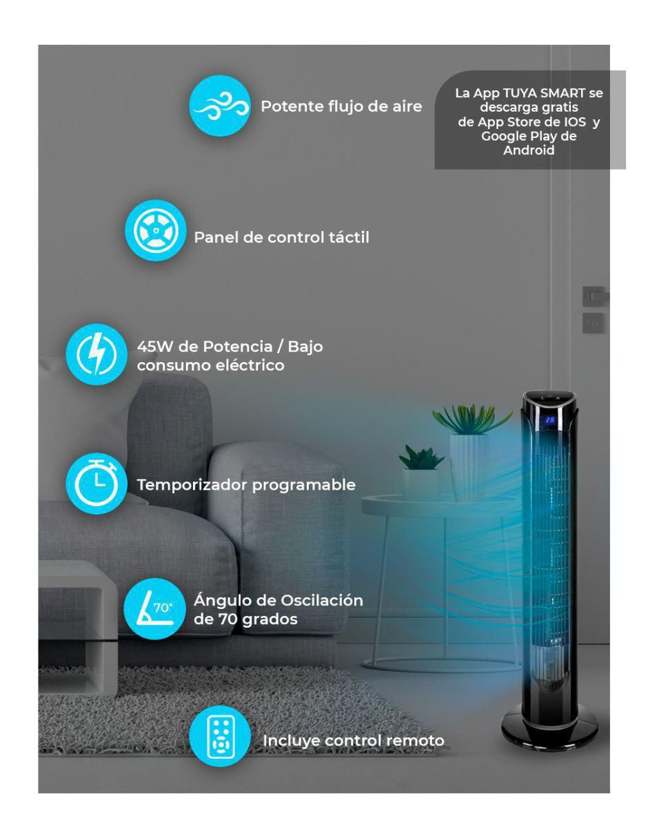 SET VENTILADOR SMART BFT33WX2 , BLANCO 4