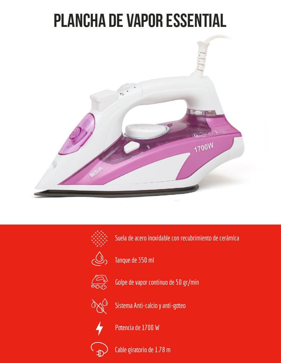 PLANCHA IRON ESSENTIAL DISA HO, BLANCO 7