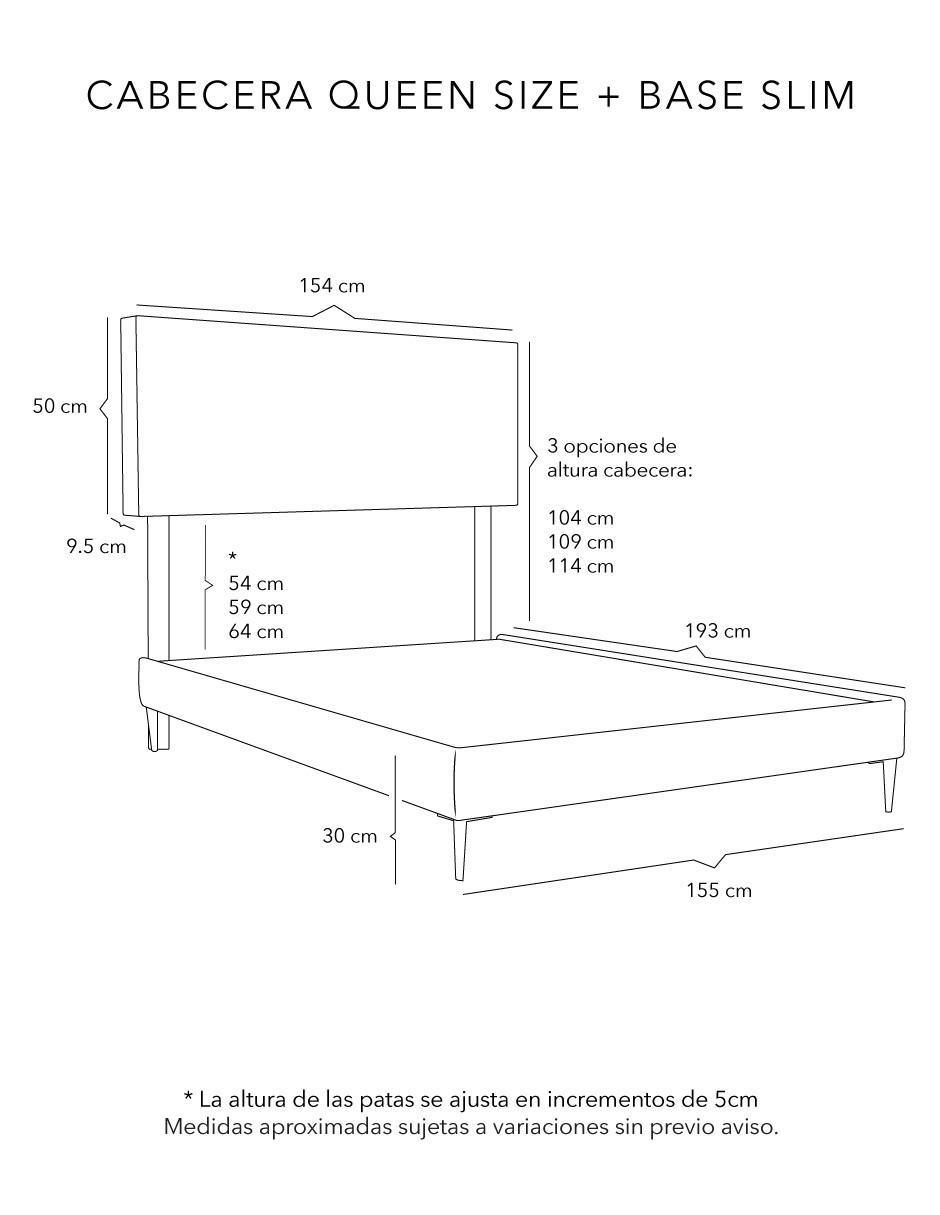 Cama Bilbao Slim de madera pino