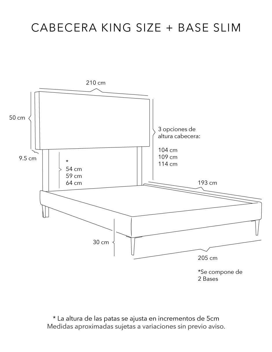 Cama Bilbao Slim de madera pino 4