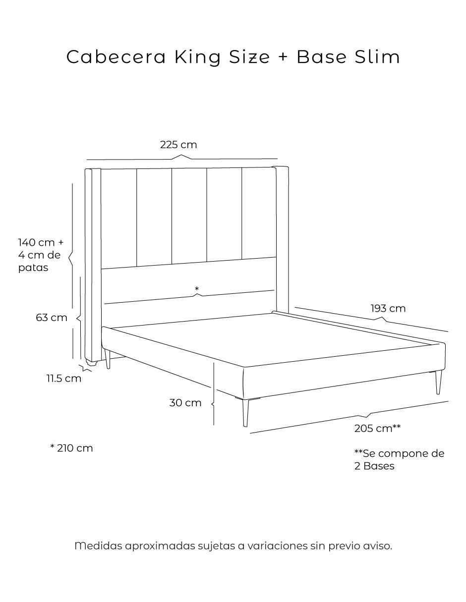 Cama Nizza Slim de madera pino