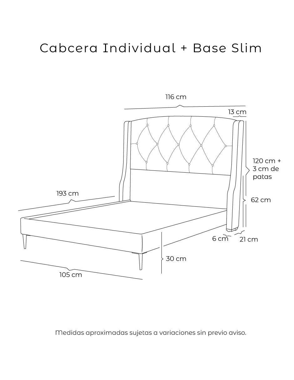 Cama Zefyr Slim de madera pino